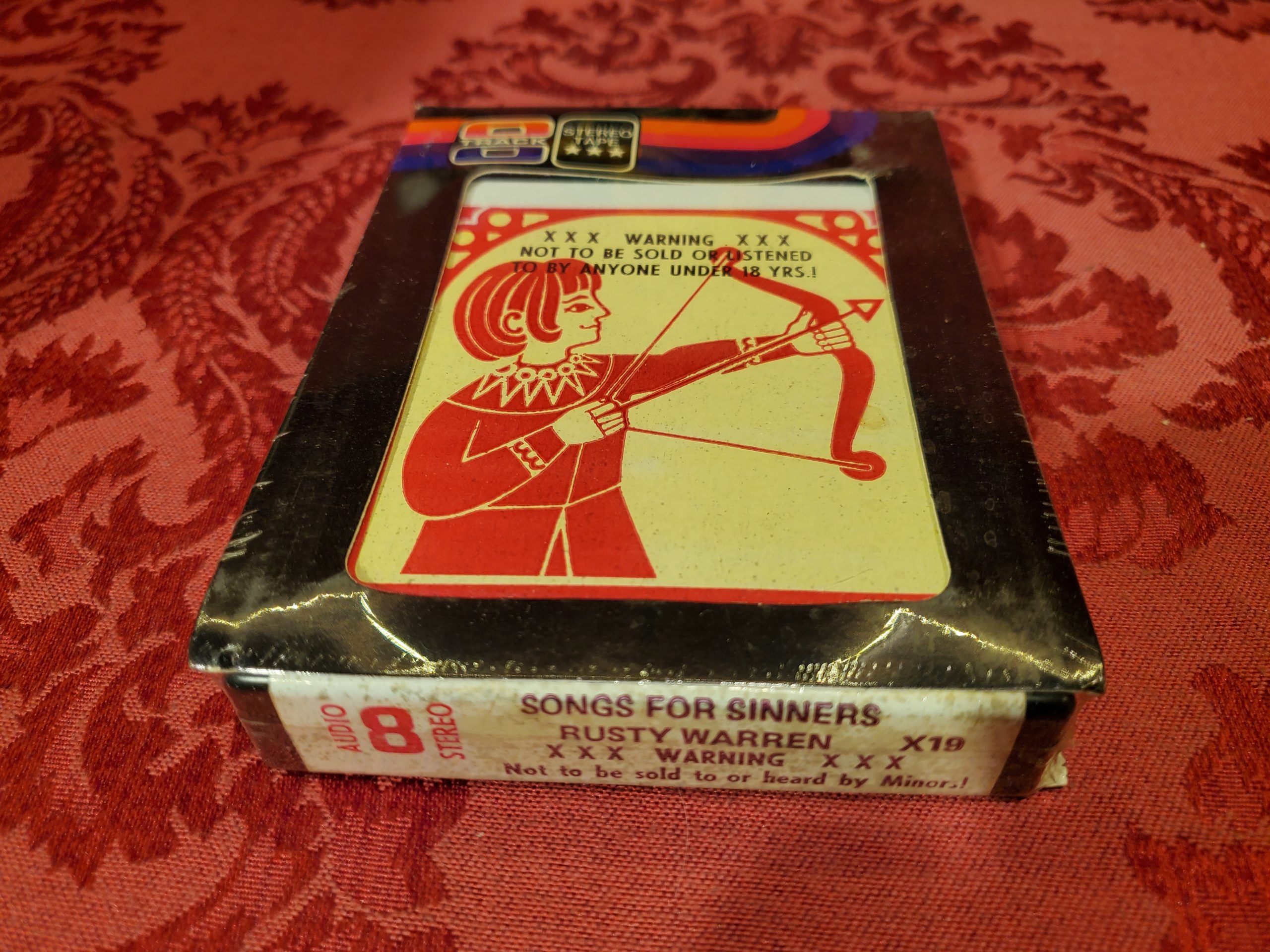 Rusty Warren, Songs For Sinners XXX (SEALED) – The 8-Track Tape Store