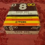 TDK 90 minute recording tape (SEALED pack of 2)