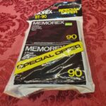 Memorex 90 Minute Recording Tapes (2-PACK SEALED)