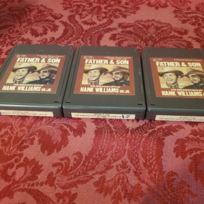 Hank Williams & Hank Williams Jr, Father & Son / Greatest Hits (1981 3-tape set)