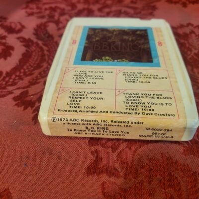 BB King, To Know You Is To Love You