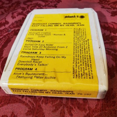 Midnight Cowboy, Raindrops Keep Falling On My Head, Jean