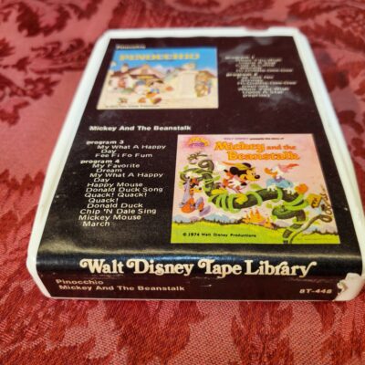 Pinocchio / Mickey & The Beanstock, Walt Disney Tape Library (soundtrack)