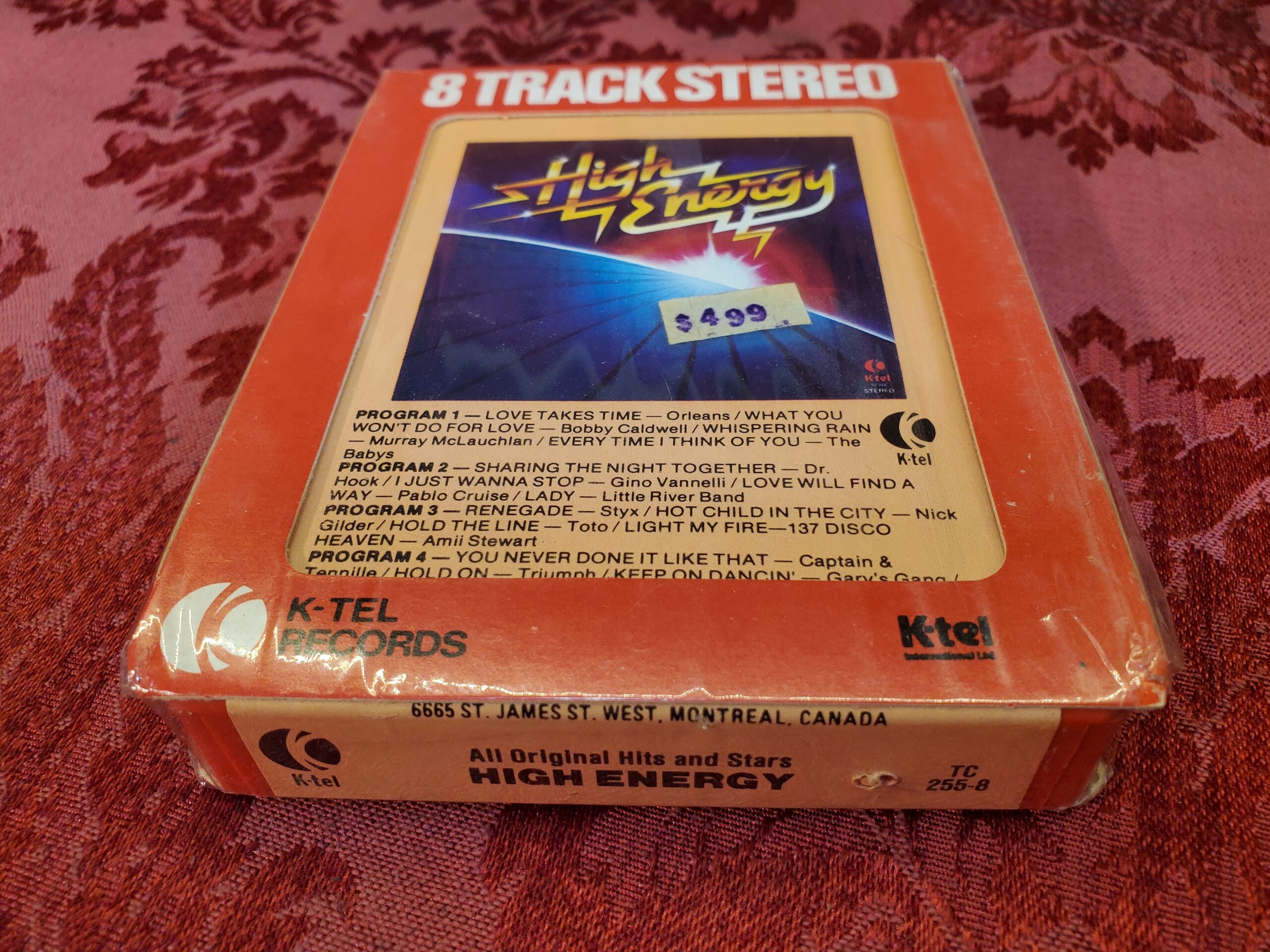 High Energy, All Original Hits & Stars (K-Tel) (SEALED)