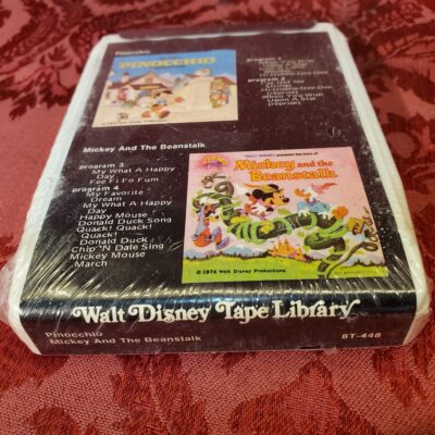 Pinocchio & Mickey And The Beanstalk, Walt Disney Tape Library (SEALED)
