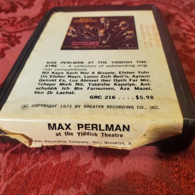 Max Perlman, At The Yiddish Theatre